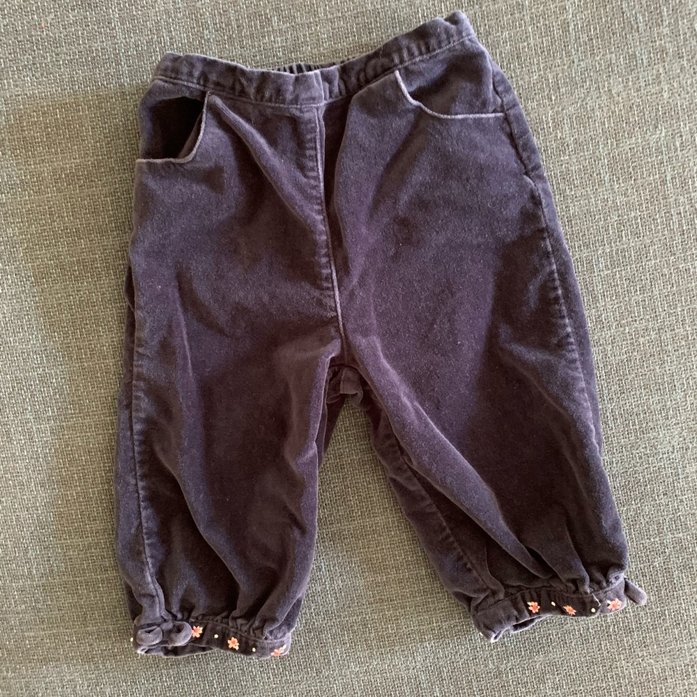 Janie and Jack Velvet Pants